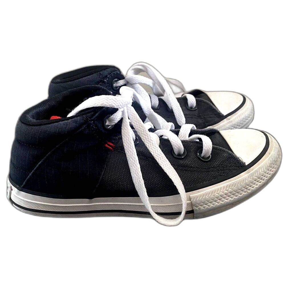 Converse Chuck Taylor All Star Axel Mid Top‎ Sneakers Black Grunge Youth Size 13